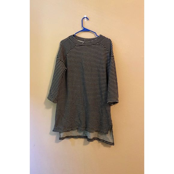 Free People Striped tunic sweatshirt - Picture 1 of 5